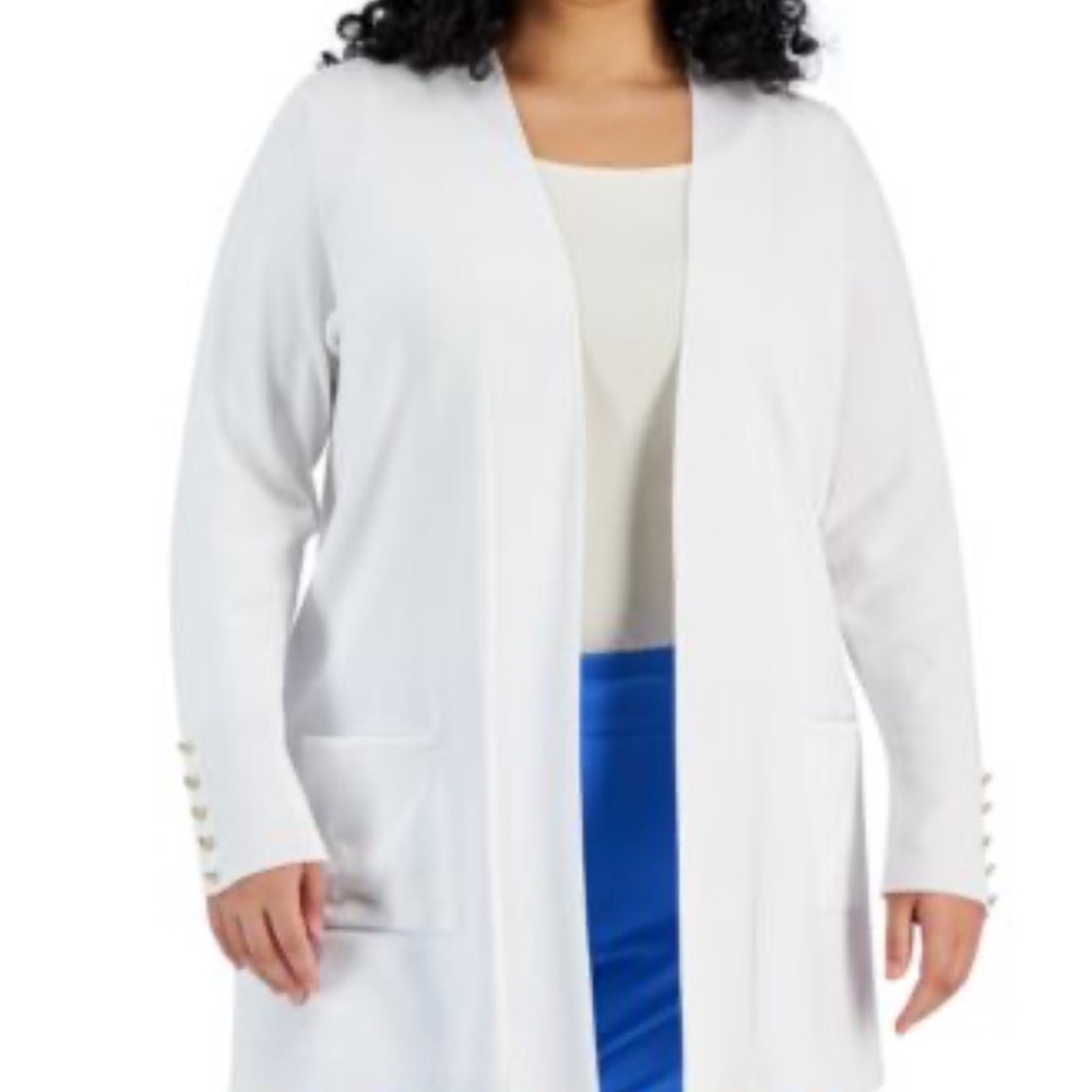 Collection B Classic White Blazer size p/s